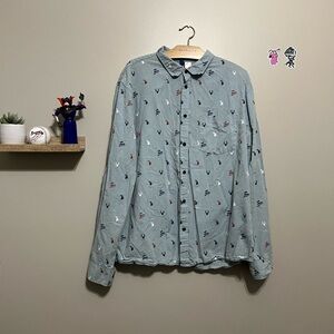 H&M Divided men’s button down shirt